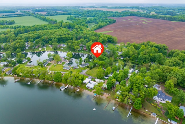 92282 Entrance Dr, Lawton, MI 49065 - bird's eye view of a nearby body of water