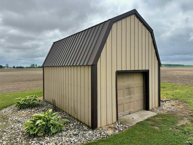 19379 Lincoln Rd, New Lothrop, MI 48460 - view of outdoor structure featuring a view of countryside
