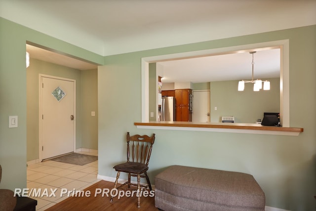 6461 Sheridan Rd, Saginaw, MI 48601 - foyer with wood finished floors and baseboards