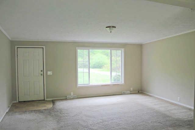 11200 Willard Rd, Burt, MI 48417 - unfurnished room featuring carpet floors, ornamental molding, and baseboards