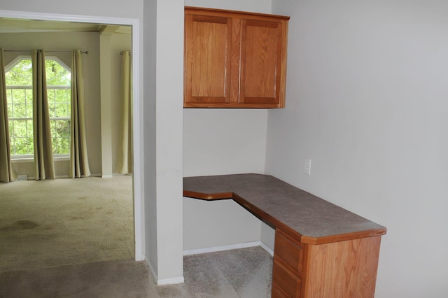 11200 Willard Rd, Burt, MI 48417 - interior space with carpet flooring, baseboards, and an office area