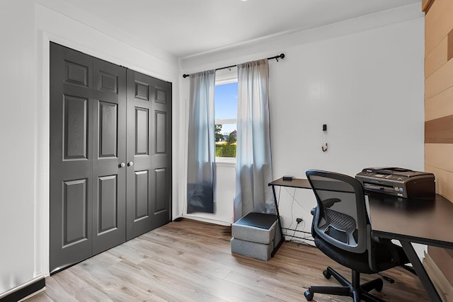 9410 US Highway 12, Brooklyn, MI 49230 - home office with light wood-style flooring