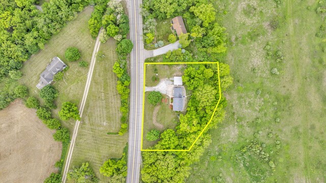 9410 US Highway 12, Brooklyn, MI 49230 - aerial overview of property's location with property boundaries highlighted