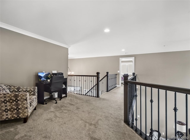 50011 Anita Way N, Macomb, MI 48044 - carpeted office space featuring recessed lighting