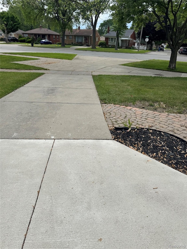 8511 Allen Rd, Allen Park, MI 48101 - view of grassy yard featuring a residential view