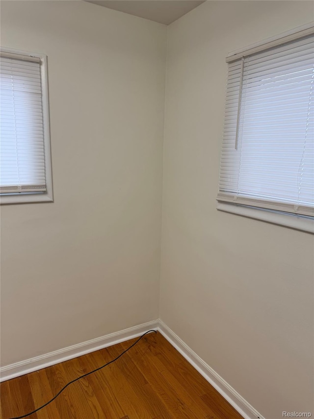 8511 Allen Rd, Allen Park, MI 48101 - empty room featuring baseboards and wood finished floors