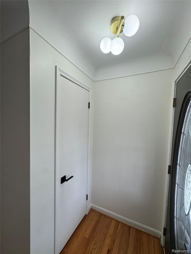 8511 Allen Rd, Allen Park, MI 48101 - foyer with wood finished floors and baseboards