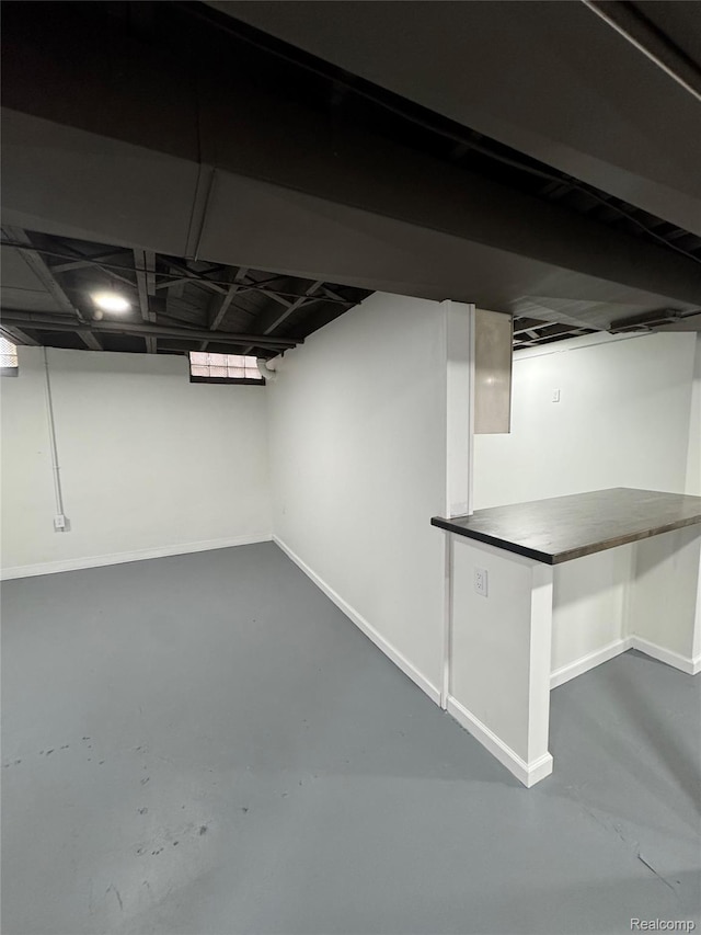 8511 Allen Rd, Allen Park, MI 48101 - finished below grade area with baseboards