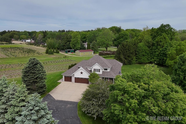 1705 Fritz St, Marne, MI 49435 - view from above of property