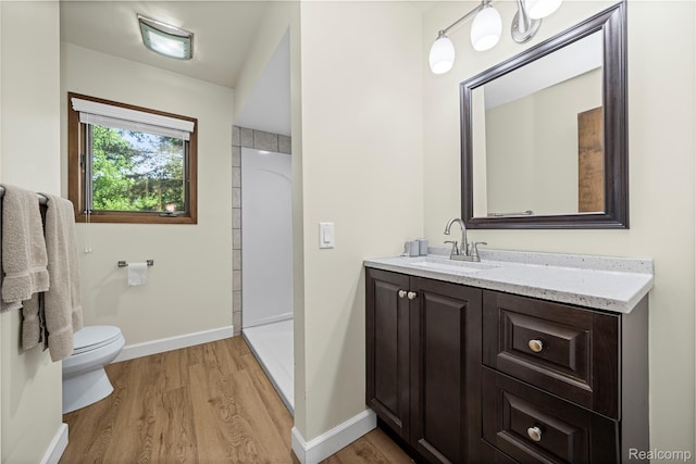 29832 High Valley Ct, Farmington Hills, MI 48331 - bathroom featuring wood finished floors, vanity, and a shower