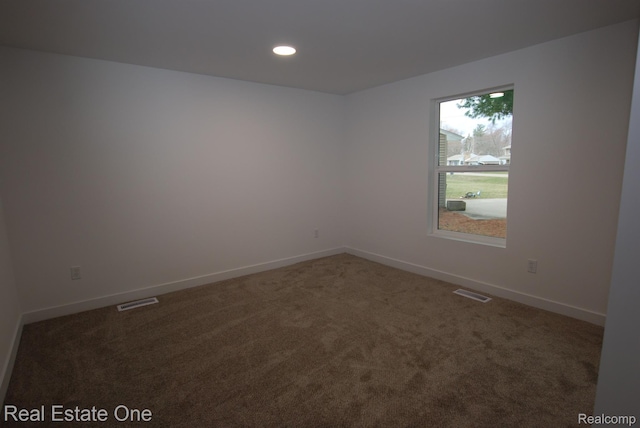 12357 Raymond Dr, Clio, MI 48420 - spare room with carpet, recessed lighting, and baseboards
