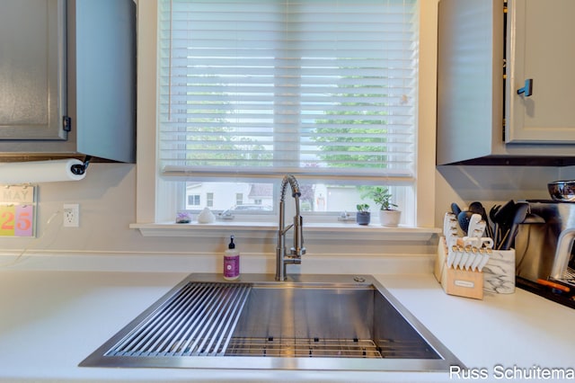 1227 Columbus Ave, Grand Haven, MI 49417 - kitchen view of a sink and light countertops