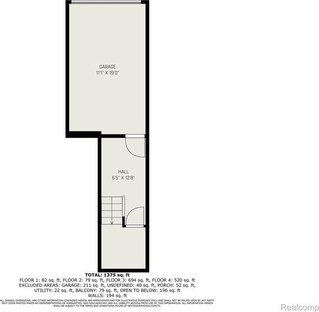170 Allenhurst Ave, Royal Oak, MI 48067 - home floor plan