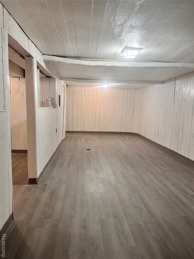 26304 Patricia Ave, Sterling Heights, MI 48091 - finished below grade area featuring wood walls and wood finished floors