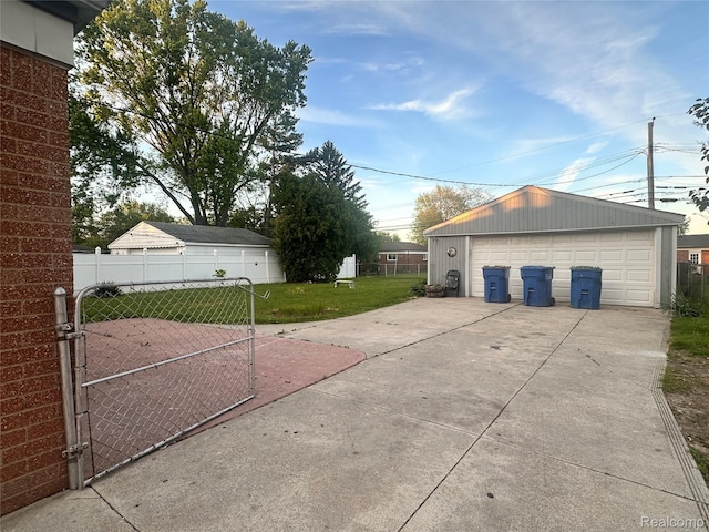 26304 Patricia Ave, Sterling Heights, MI 48091 - detached garage with a gate