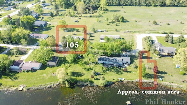105 Penny Ln, Stanton, MI 48888 - aerial view of a nearby body of water