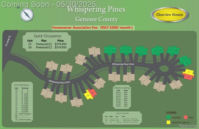 120 Whispering Pines Dr, Fenton, MI 48430 - map / location