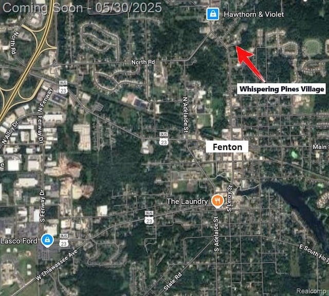 120 Whispering Pines Dr, Fenton, MI 48430 - map of property location