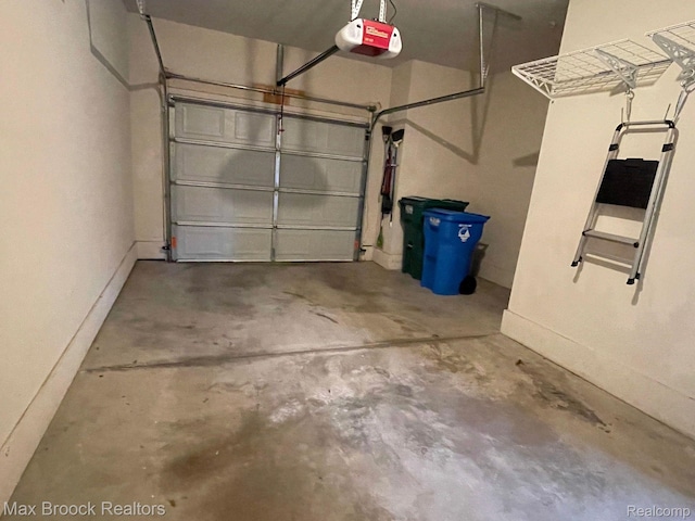 16211 Addington Dr Unit 192, Commerce Twp, MI 48390 - garage with a garage door opener