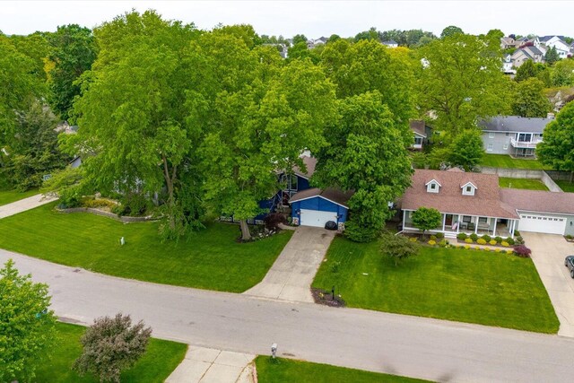 6767 Knollview Dr, Hudsonville, MI 49426 - aerial view of property and surrounding area