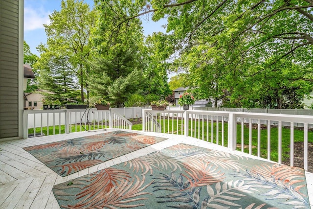 6767 Knollview Dr, Hudsonville, MI 49426 - view of wooden terrace