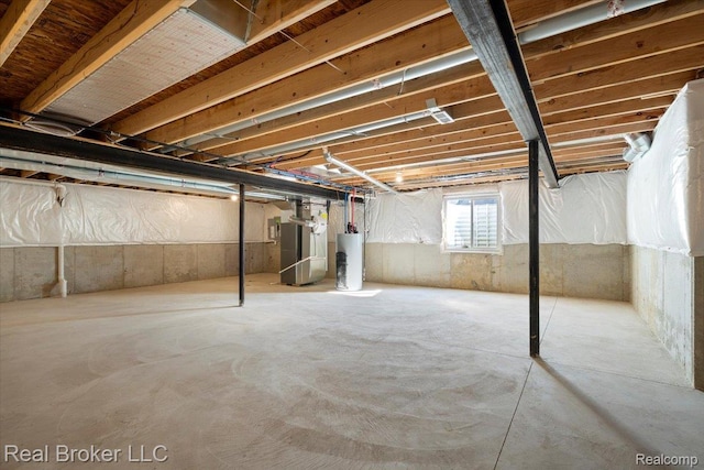 35704 Addison Dr, New Baltimore, MI 48047 - below grade area with heating unit and gas water heater