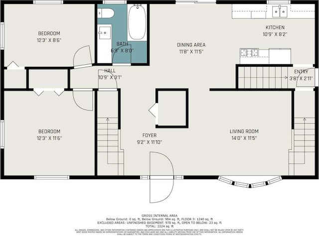 3313 Gethings Rd, Battle Creek, MI 49015 - property floor plan
