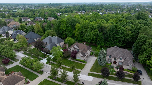 482 Torrington Dr W, Canton, MI 48188 - aerial view of property and surrounding area featuring nearby suburban area