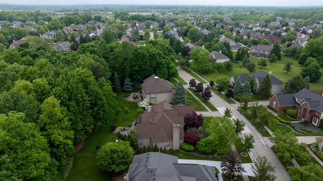 482 Torrington Dr W, Canton, MI 48188 - aerial perspective of suburban area