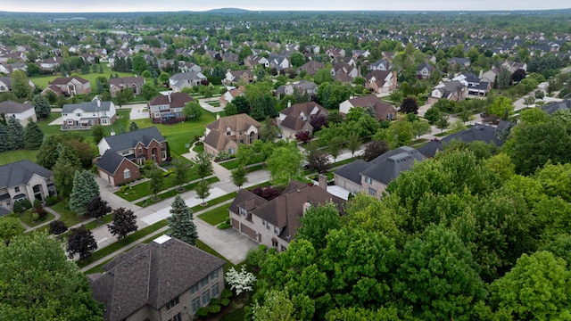 482 Torrington Dr W, Canton, MI 48188 - aerial overview of property's location with nearby suburban area