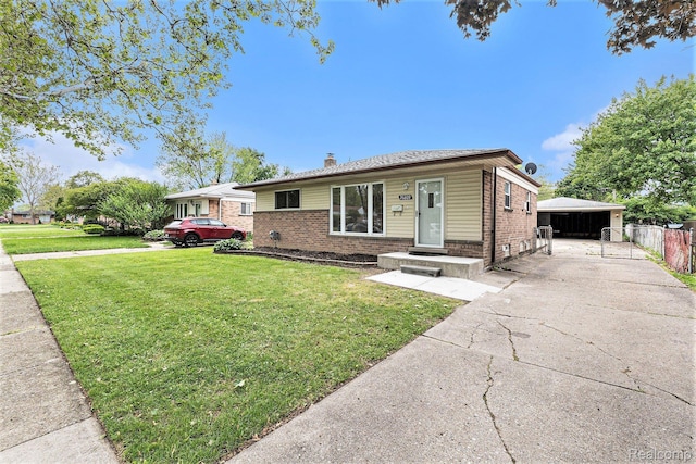 26809 Bonnie Ave, Warren, MI 48089 - view of front of house with brick siding and a chimney