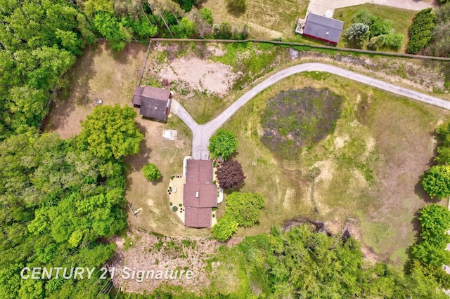 4769 S Fordney Rd, Hemlock, MI 48626 - aerial overview of property's location with property boundaries highlighted