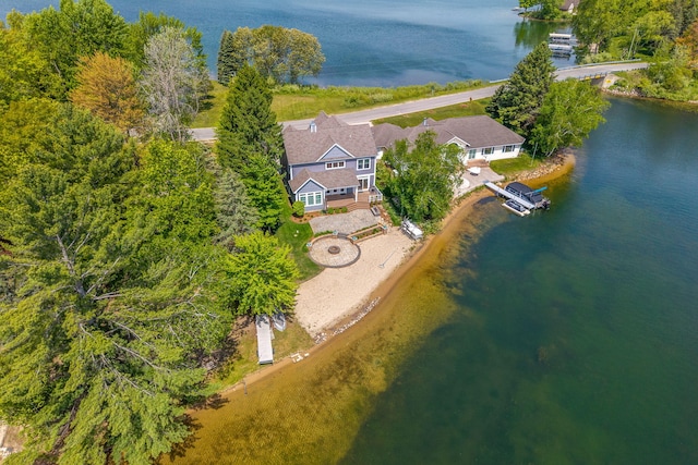 7899 W Royal Rd, Canadian Lakes, MI 49346 - view of subject property with a nearby body of water