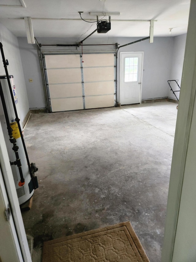 179 W State St, Coldwater, MI 49036 - garage with water heater and a garage door opener