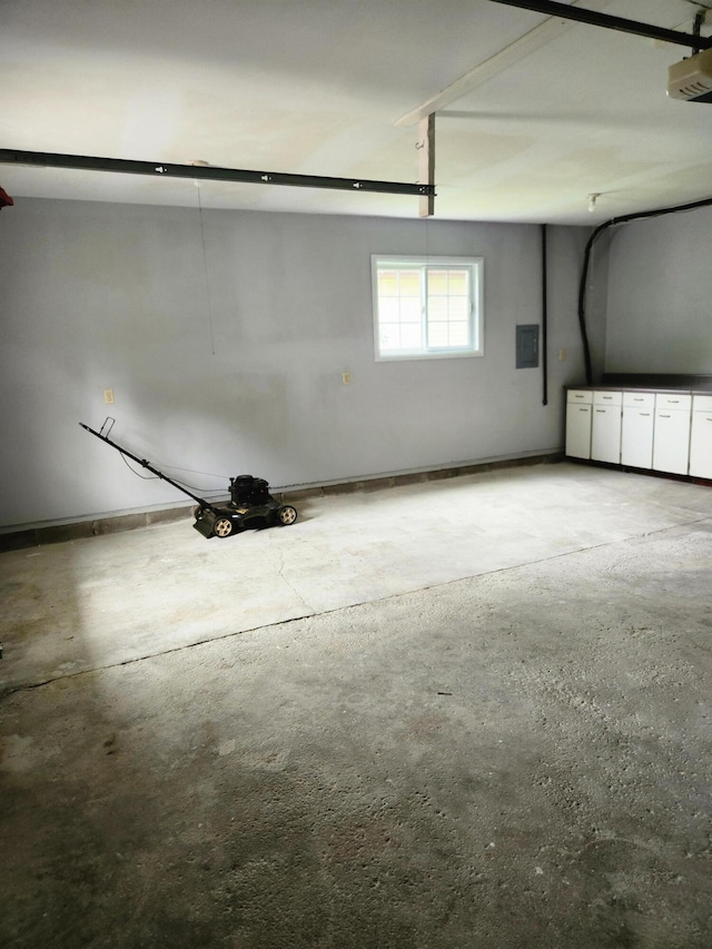 179 W State St, Coldwater, MI 49036 - garage with a garage door opener and electric panel