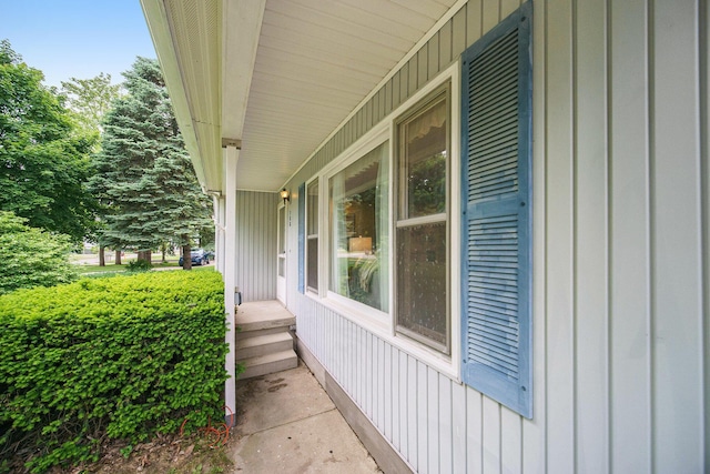 188 Redman Rd, Milan, MI 48160 - entrance to property with board and batten siding