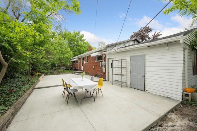 2419 Faye Dr, Ann Arbor, MI 48103 - view of patio / terrace with outdoor dining space