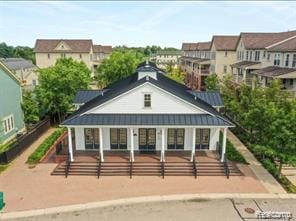 239 Jotham Ave, Auburn Hills, MI 48326 - view of front of home with a standing seam roof and metal roof