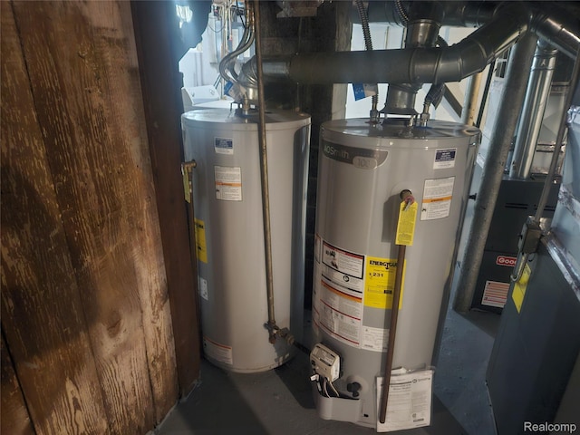 4634 8th St, Ecorse, MI 48229 - utility room with water heater