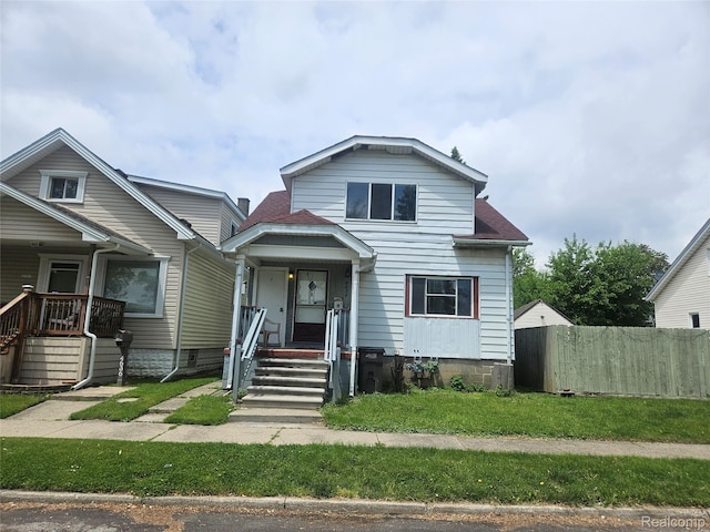 4634 8th St, Ecorse, MI 48229 - view of front of house featuring covered porch