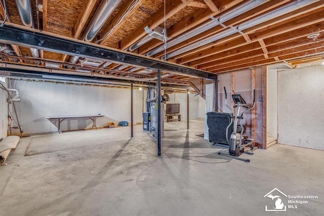 177 W Willis Rd, Saline, MI 48176 - view of unfinished basement
