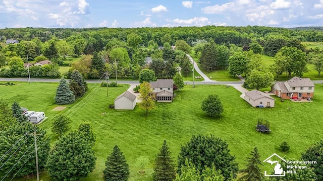 177 W Willis Rd, Saline, MI 48176 - drone / aerial view of a forest