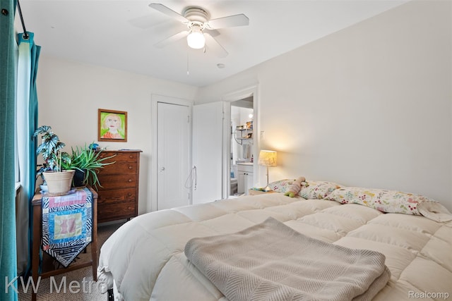 634 E Lewiston Ave, Ferndale, MI 48220 - bedroom featuring a ceiling fan