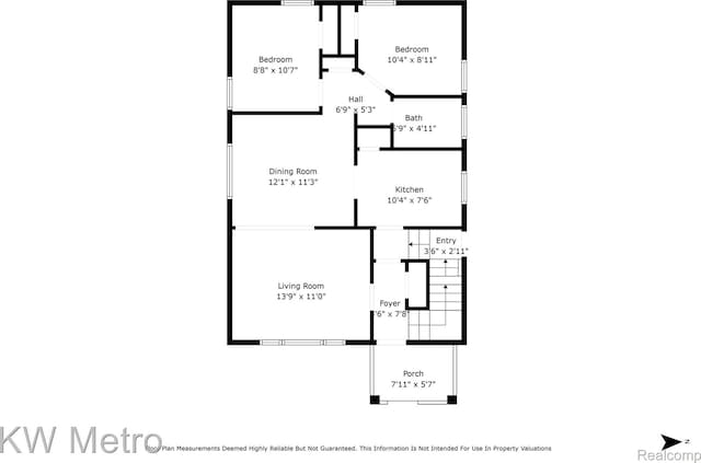 634 E Lewiston Ave, Ferndale, MI 48220 - property floor plan