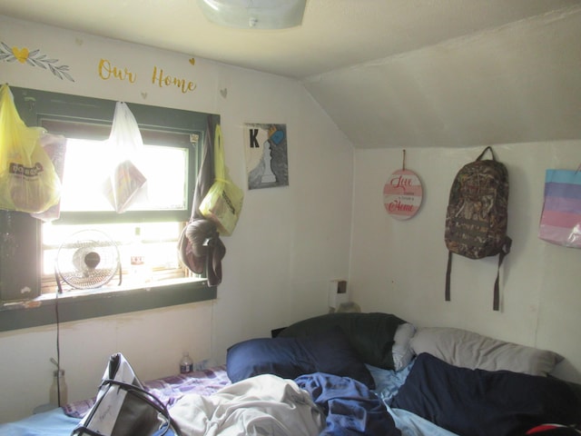 710 Cattawba Ave, Muskegon, MI 49442 - bedroom with vaulted ceiling