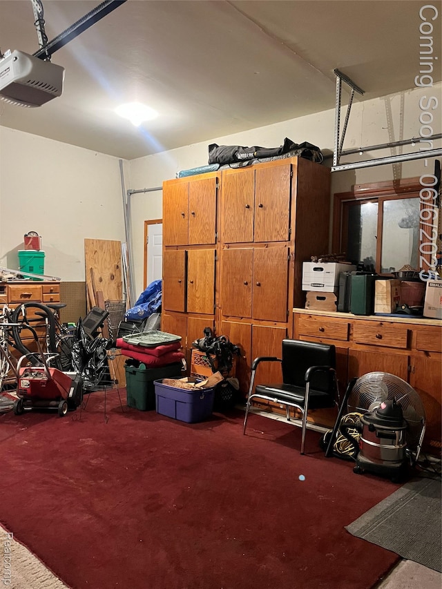 1379 Walter S Hall Dr, Lake Orion, MI 48362 - garage with a garage door opener