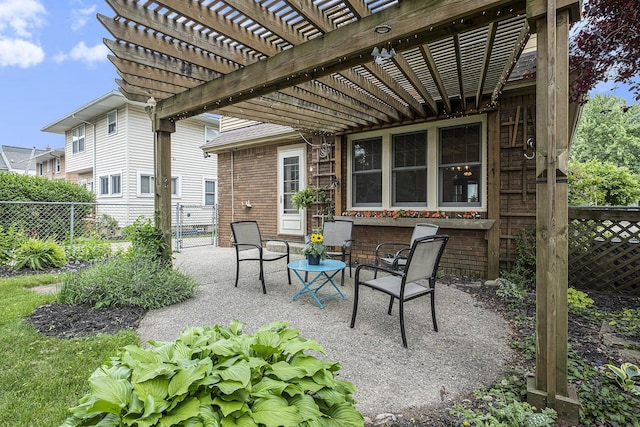 2323 Paris Ave SE, Grand Rapids, MI 49507 - view of patio with a pergola