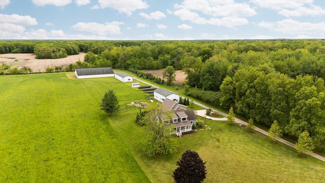 2928 Heeney Rd, Stockbridge, MI 49285 - aerial view of sparsely populated area with a forest
