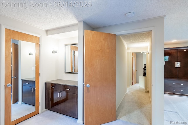 12950 Via Catherina Dr, Grand Blanc, MI 48439 - hallway featuring light colored carpet and a textured ceiling