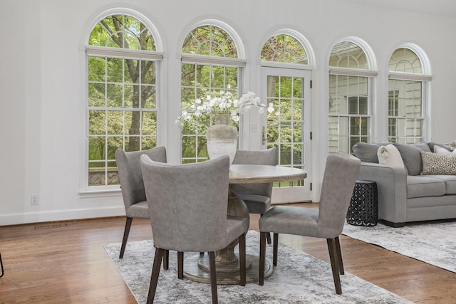 3113 Miller Rd, Ann Arbor, MI 48103 - dining room with baseboards and wood finished floors